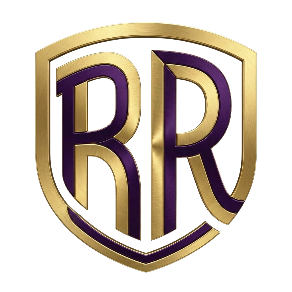 Real Riich Enterprises shield emblem